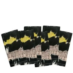 Set di 6 tovaglioli policromi astratti