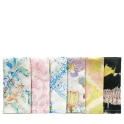Set di 6 tovaglioli policromi assortiti di Napkings Misto