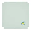 Set di 6 tovaglioli verde pastello con frange Limoni Multicolor