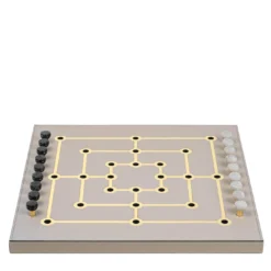 Set in pelle Mill Game Taupe