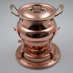 Set per fonduta in rame in stile tradizionale
