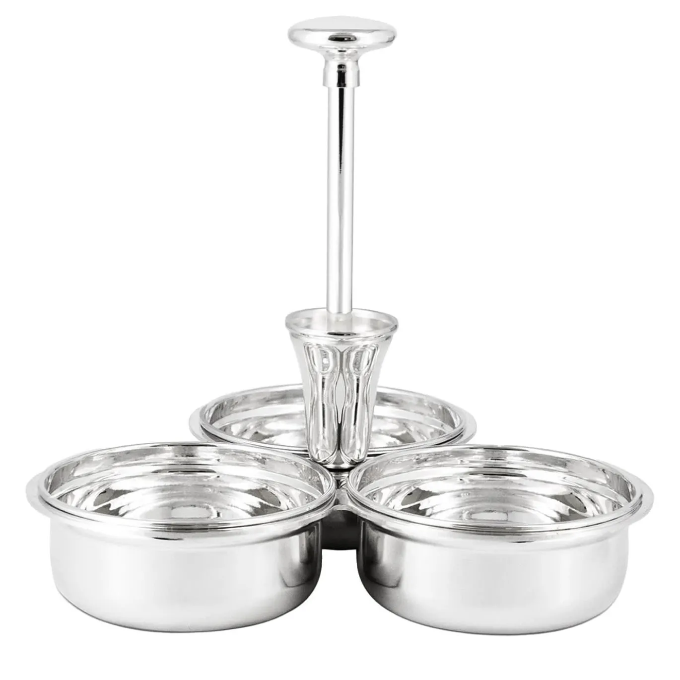 Set per servire le noccioline in argento con porta stuzzicadenti