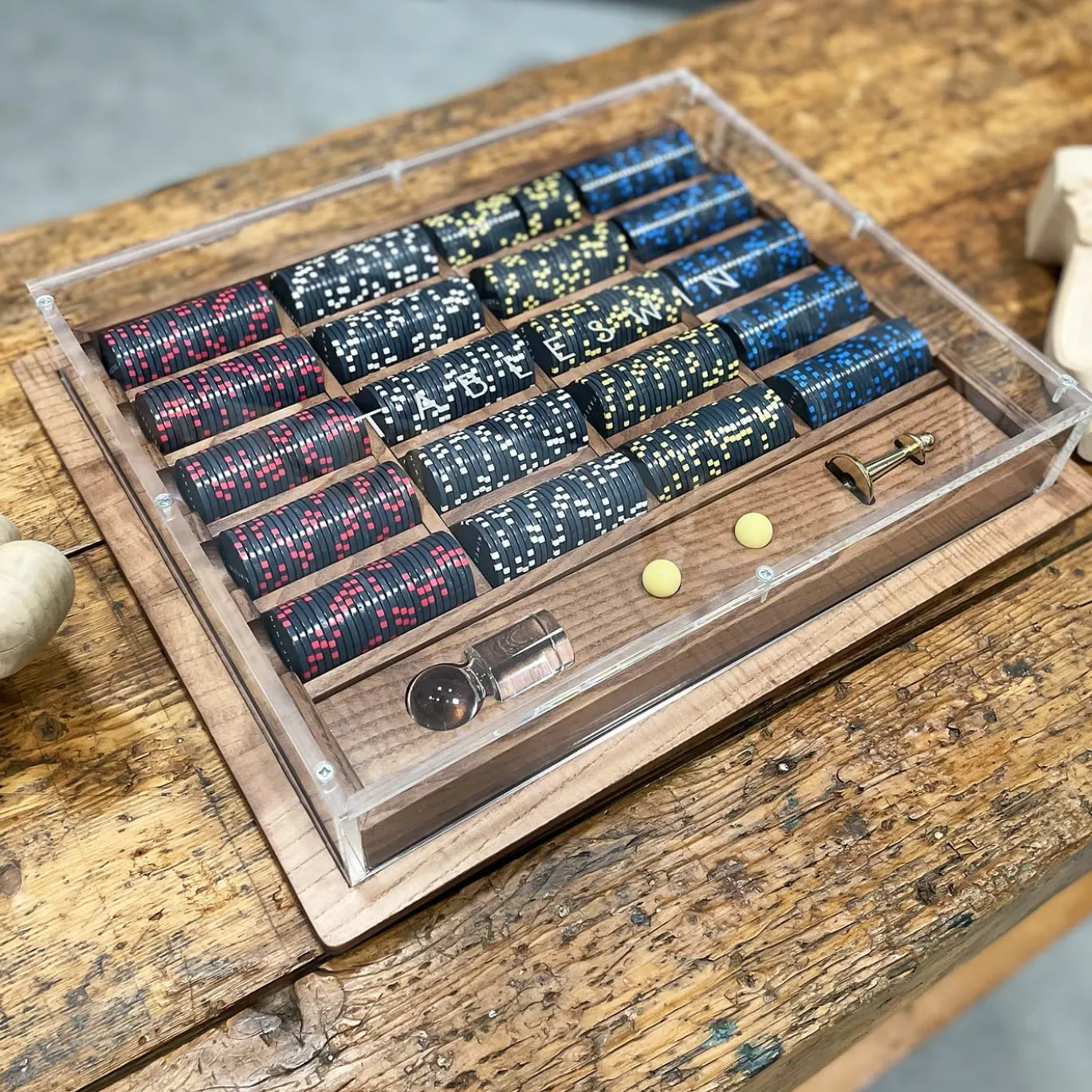 Set Roulette Tavolo da Gioco Marrone