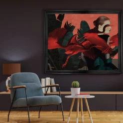 Sguardi incrociati Pittura digitale