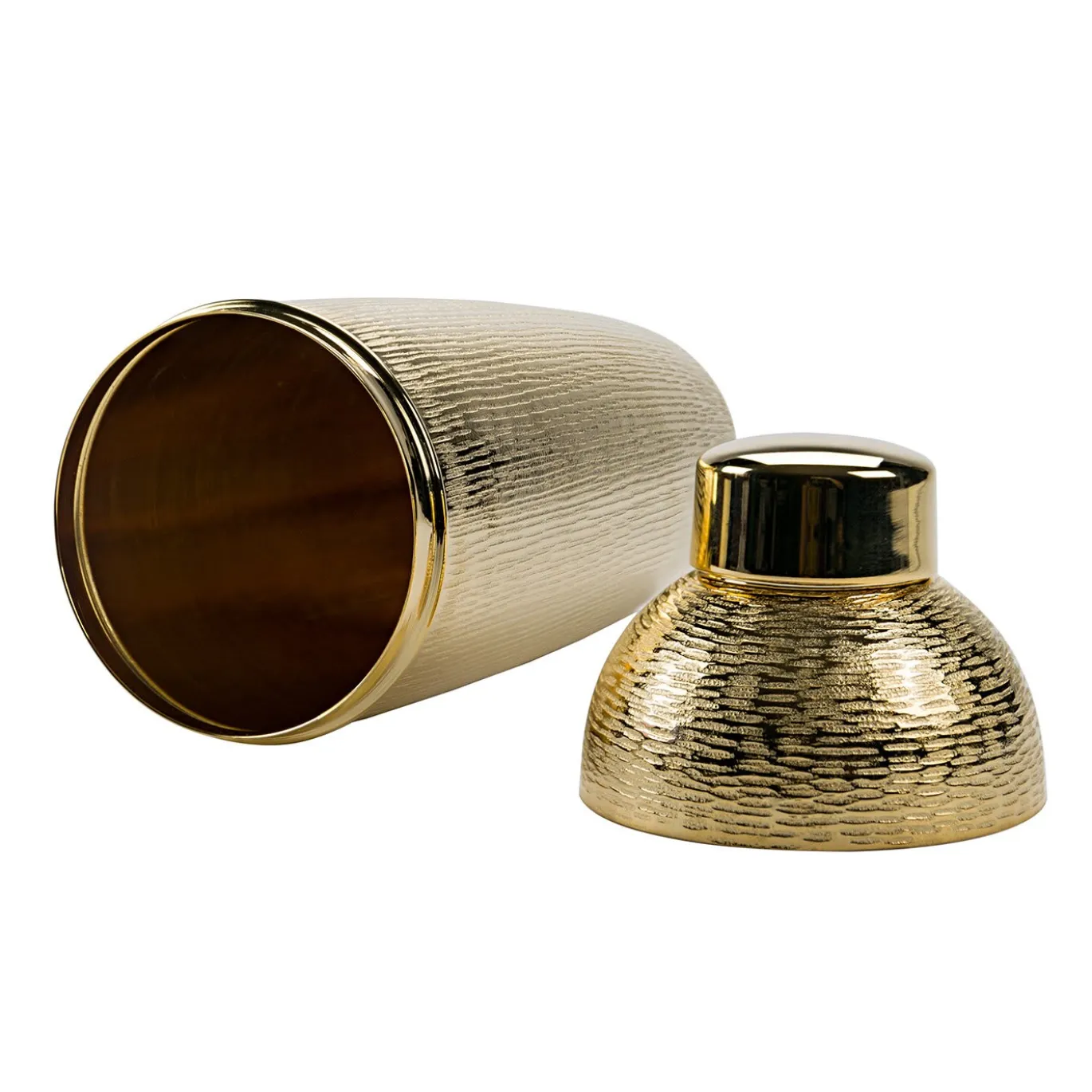 Shaker da Cocktail Corteccia in Ottone