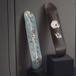 Skateboard Decorativo Life After Life in Faggio Azzurro