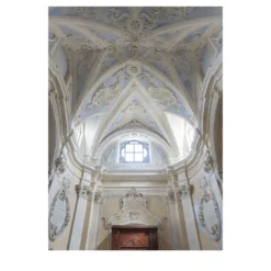 Soffitto a volta della chiesa di Santa Teresa Stampa fotografica