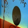 Sole Nero Sole Giallo Pittura acrilica su tela di A. Minopoli