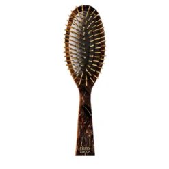 Spazzola ovale in acetato di cioccolato di Carrara Golden-Spike