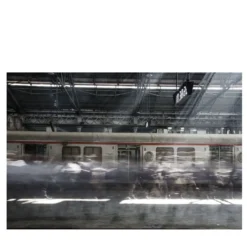 Stampa d'arte della stazione ferroviaria
