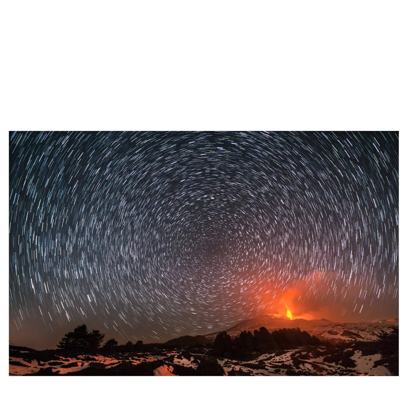 Stampa fotografica del sentiero della stella rossa