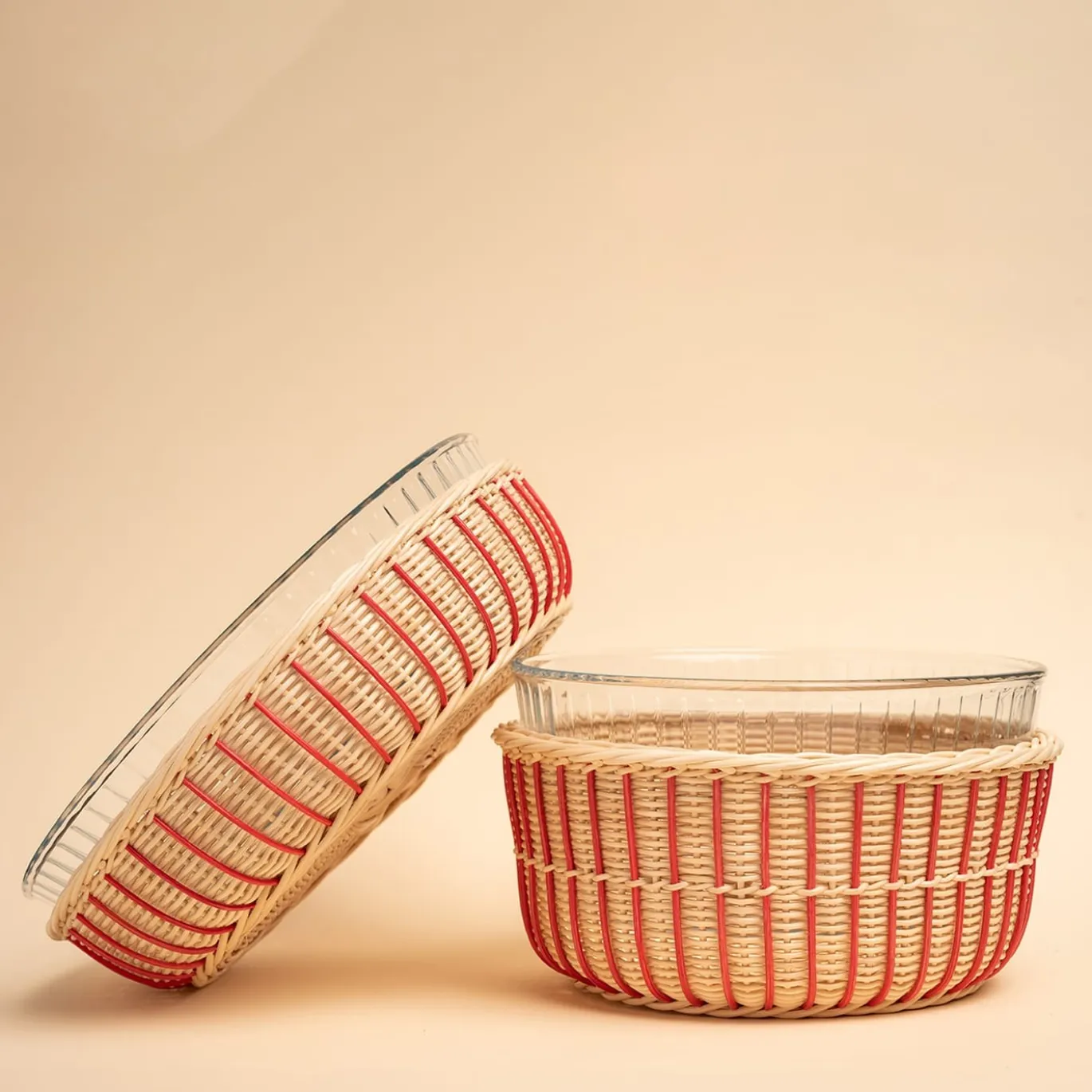 Stampo per soufflé con cestino di vimini