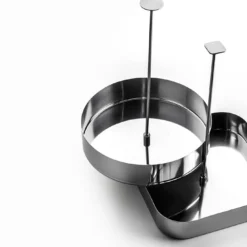 Stile 17cm Vassoio da portata rotondo con manico