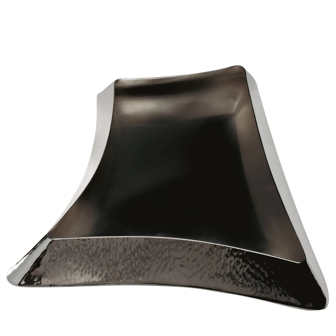 Svuotatasche Alegria 2 in ottone argentato e pelle