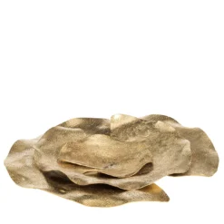 Svuotatasche decorativo Clematis in ottone dorato di Debonademeo