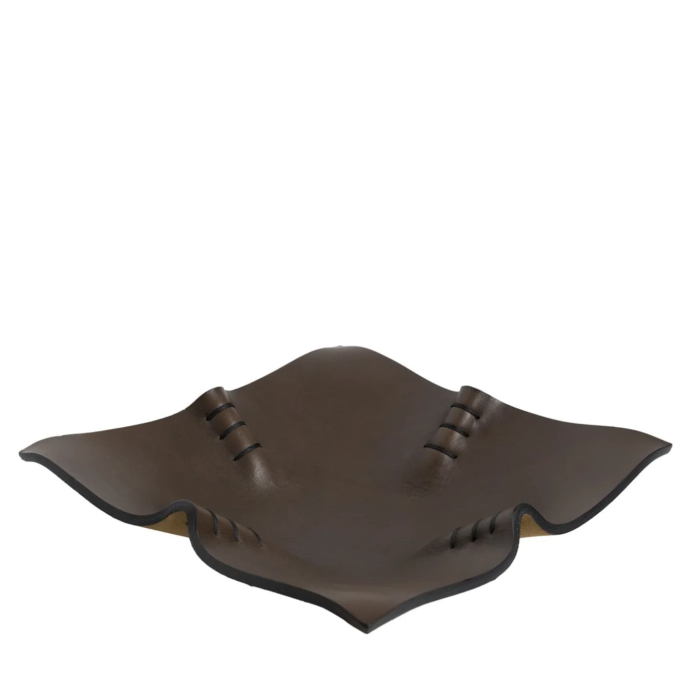 Svuotatasche Manta Piccolo in Pelle Testa di Moro
