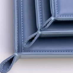 Svuotatasche Picasso Cielo Medio in Pelle Blu