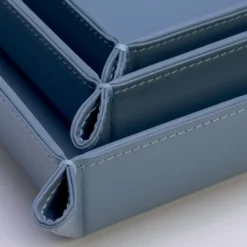 Svuotatasche Picasso Cielo Medio in Pelle Blu