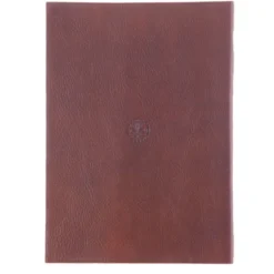 Taccuino in pelle marrone