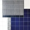 Tappeto Composizione ceramica blu e gialla di Giuliano Andrea dell'Uva 300 x 180