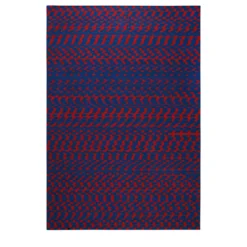 Tappeto Fuoritempo Kilim viola di Paolo Giordano e Nicole Jeanneret
