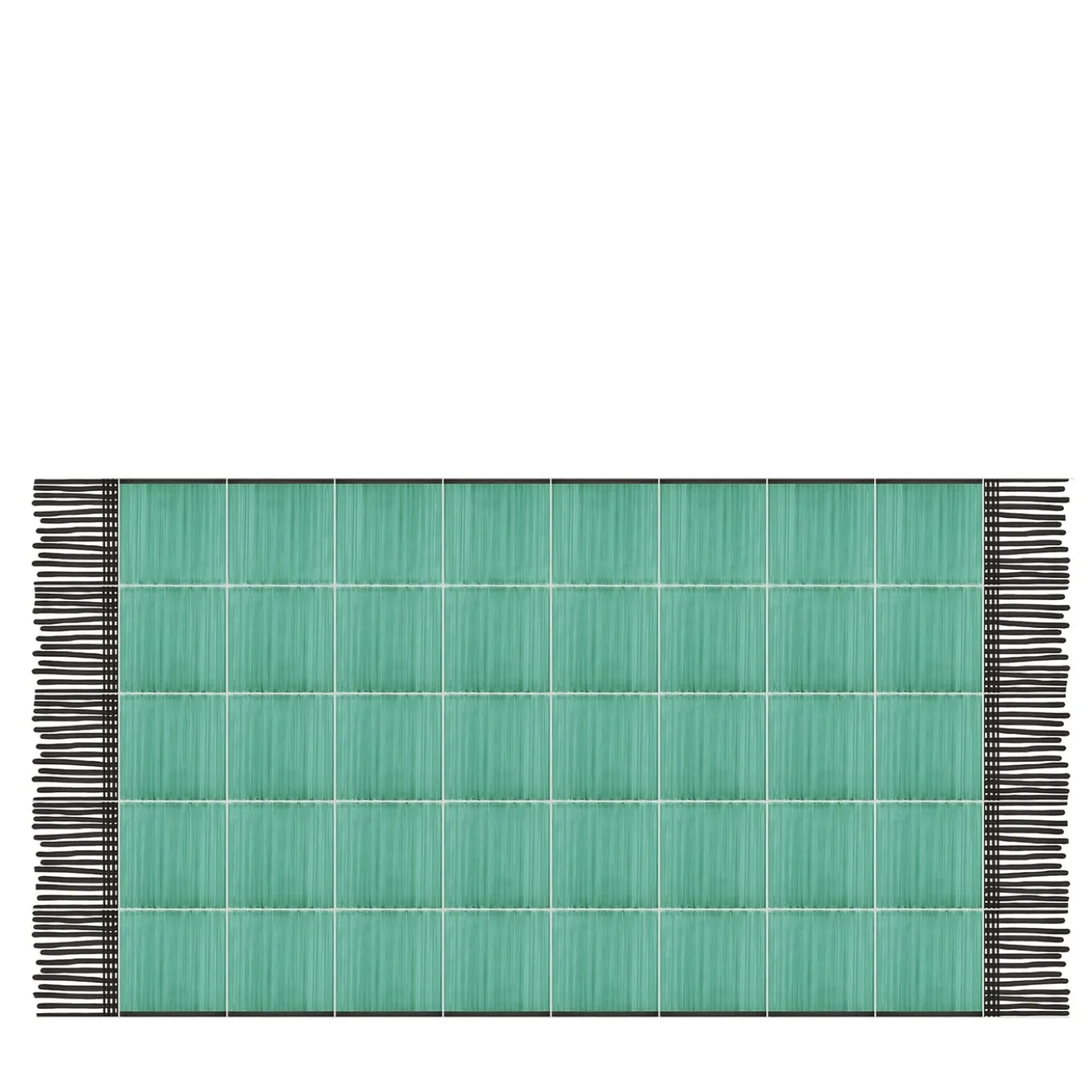 Tappeto Verde Composizione ceramica di Giuliano Andrea dell'Uva 200 x 100