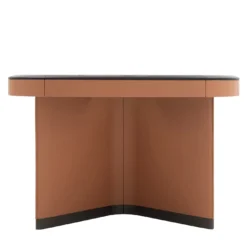 Tavolo da gioco Flamingo in legno di frassino e pelle