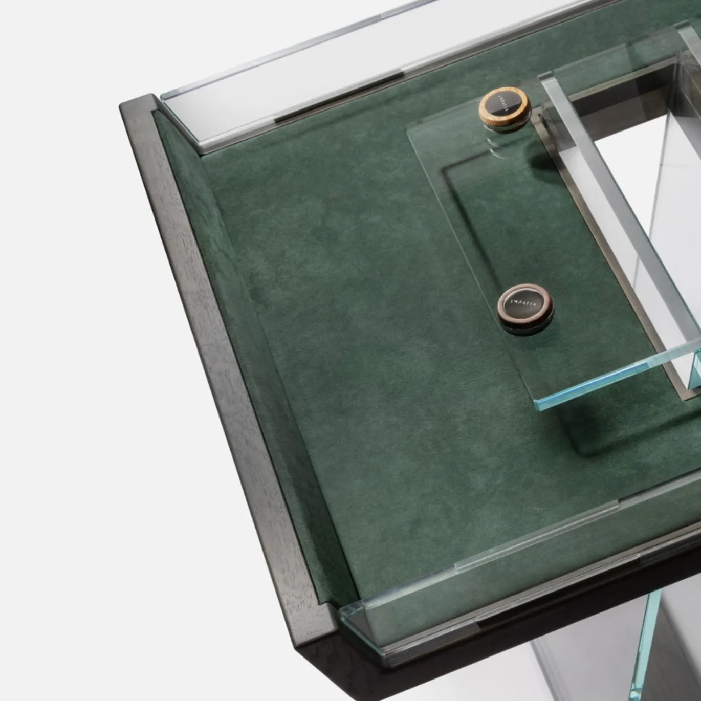 Tavolo da Shuffleboard Scivolo 9ft in Legno e Vetro