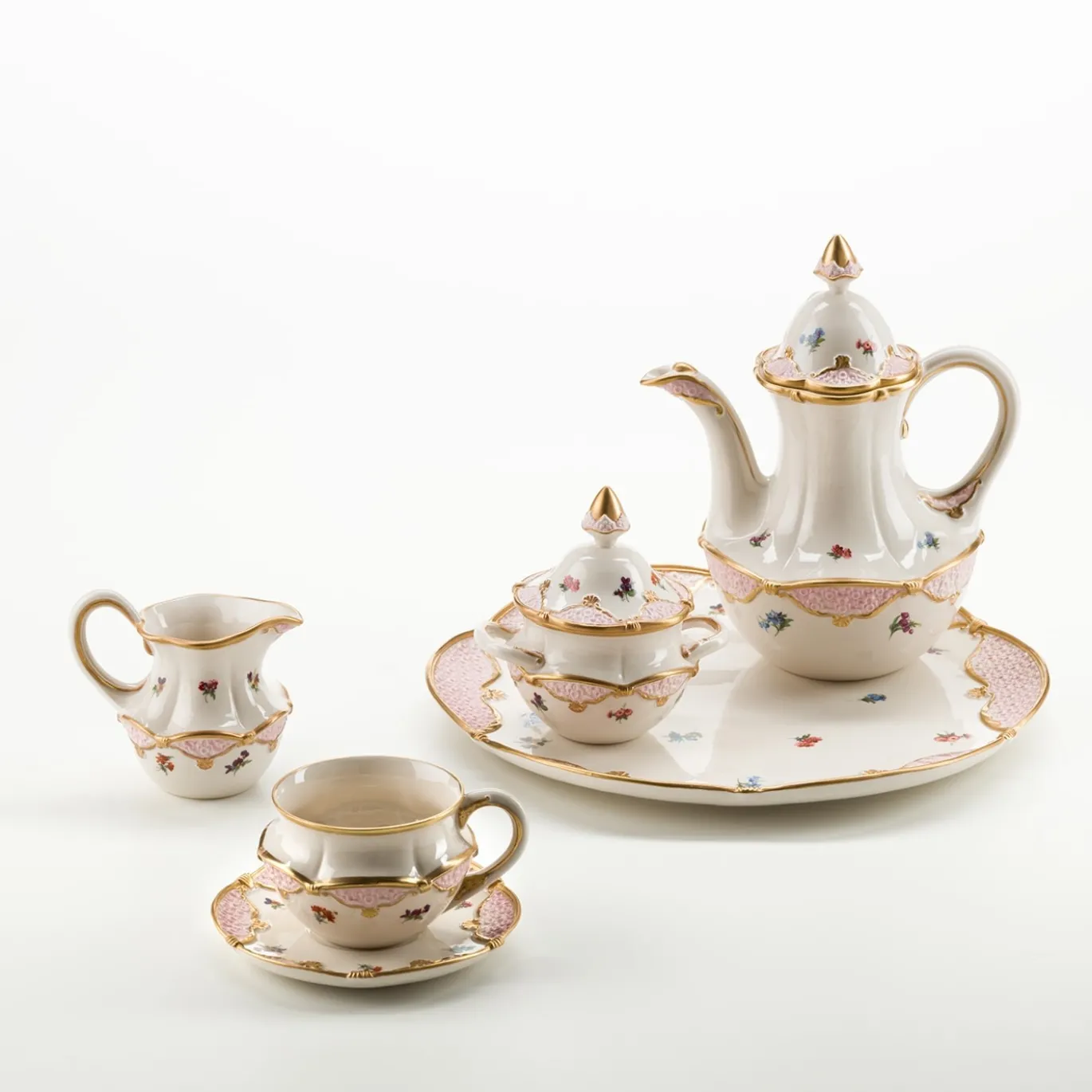 Tazza da tè e piattino Caterina