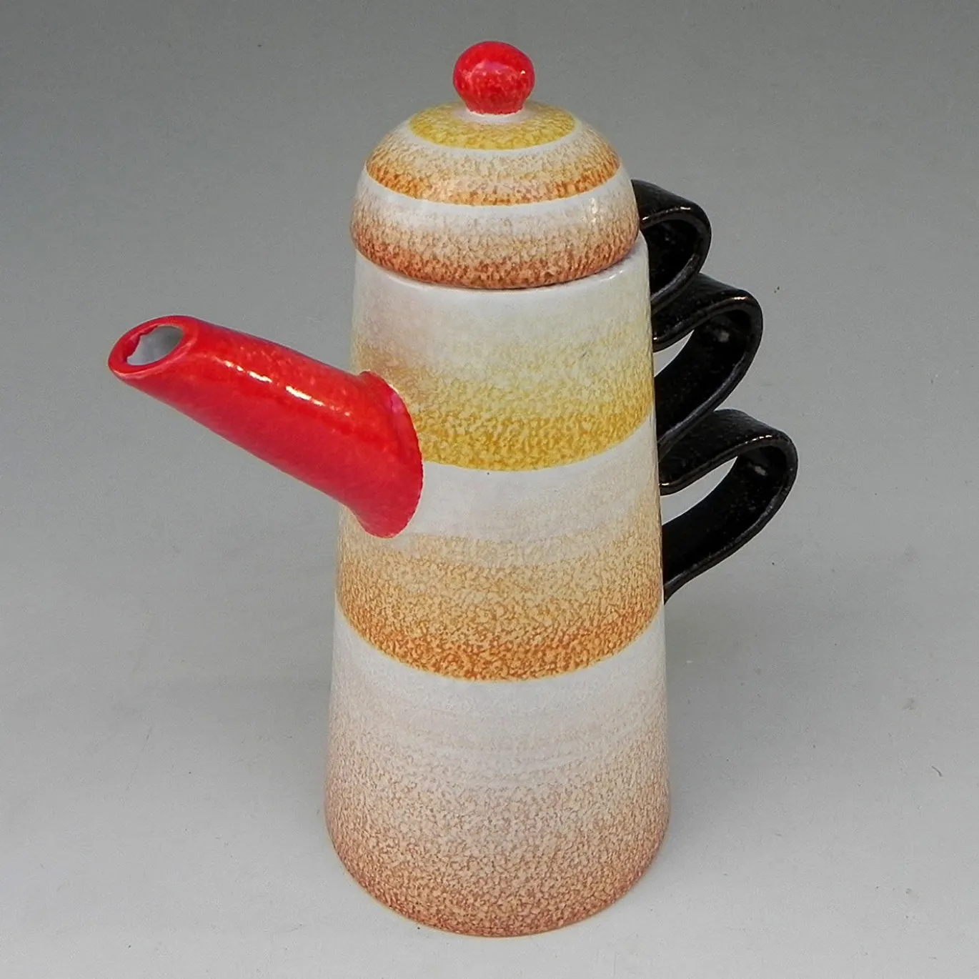 Teiera in ceramica Tre Anse