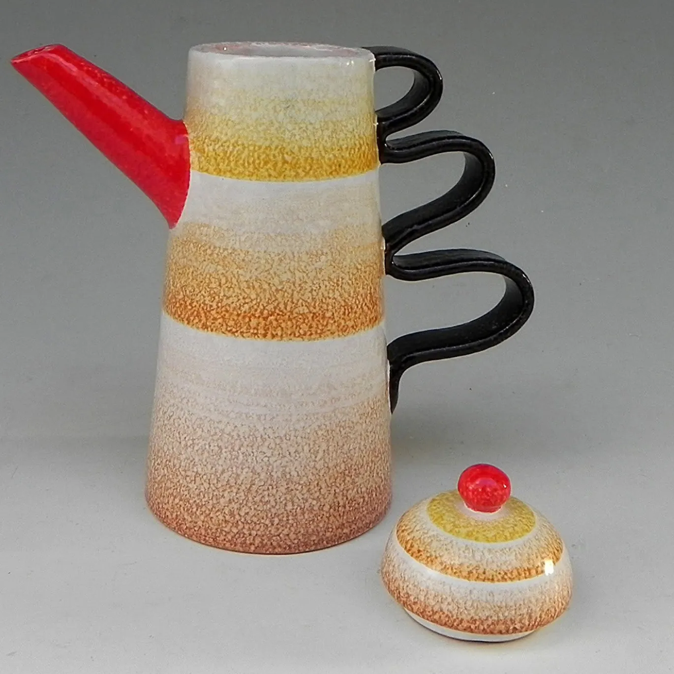 Teiera in ceramica Tre Anse