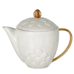 TEIERA PAVONE - BIANCO E ORO