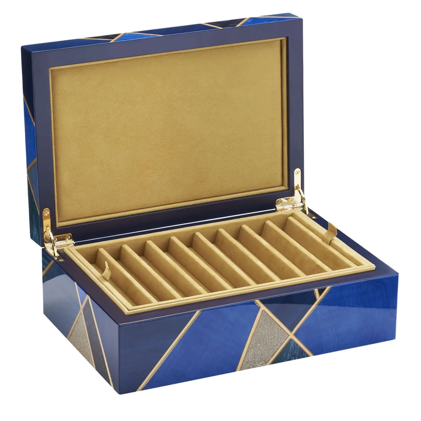 Tellux SC1 Mediterraneo Scatola portapenne in legno blu
