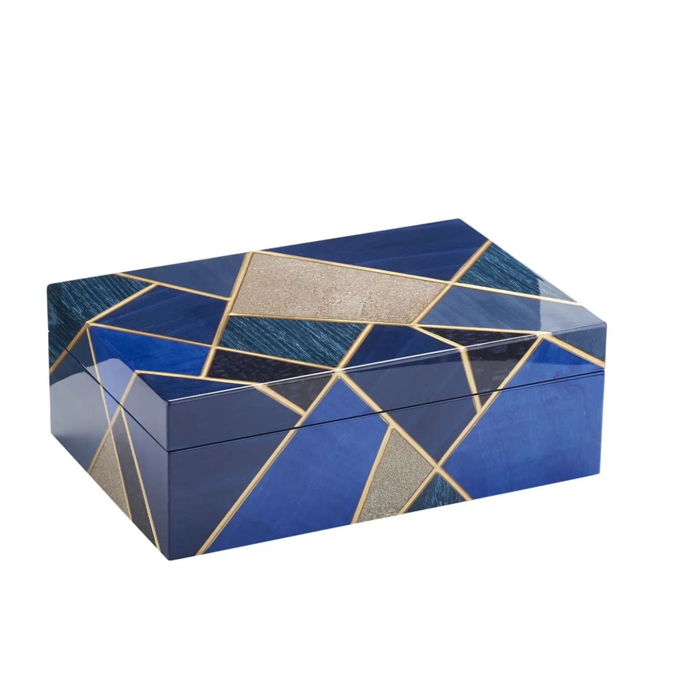 Tellux SC1 Mediterraneo Scatola portapenne in legno blu