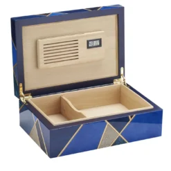 Tellux SC1 Mediterraneo Scatola per sigari in legno blu