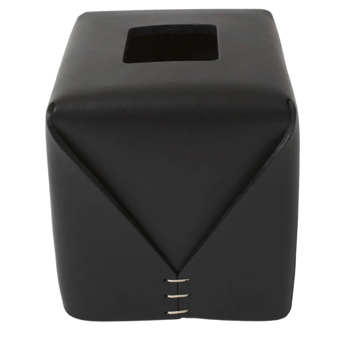 Tissue box Regular quadrato nero di Oscar Maschera