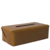 Tissue box Regular rettangolare marrone di Oscar Maschera