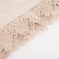 Tovaglia crema con pizzo siciliano