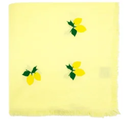 Tovaglia gialla rettangolare multicolore Limoni