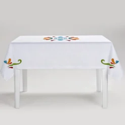 Tovaglia in Lino Bianco Maiolica