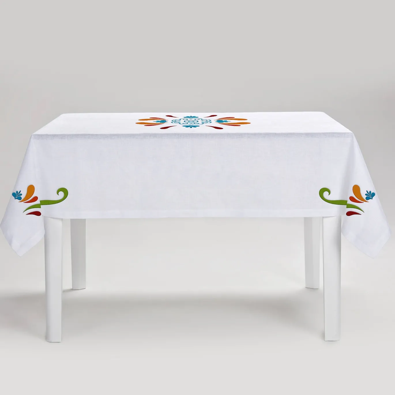 Tovaglia in Lino Bianco Maiolica