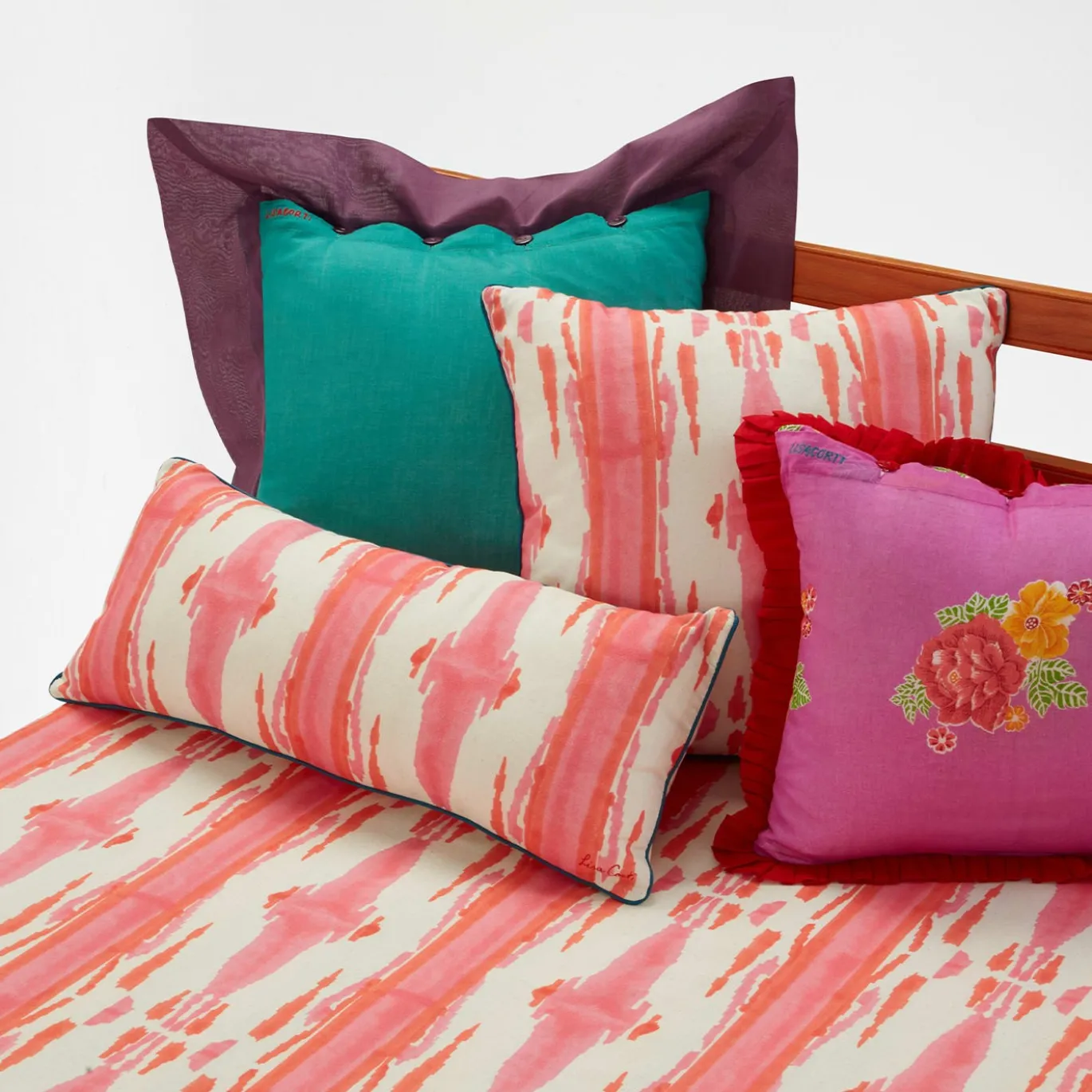 Tovaglia rettangolare rosa di Flame Design