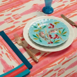 Tovaglia rettangolare rosa di Flame Design