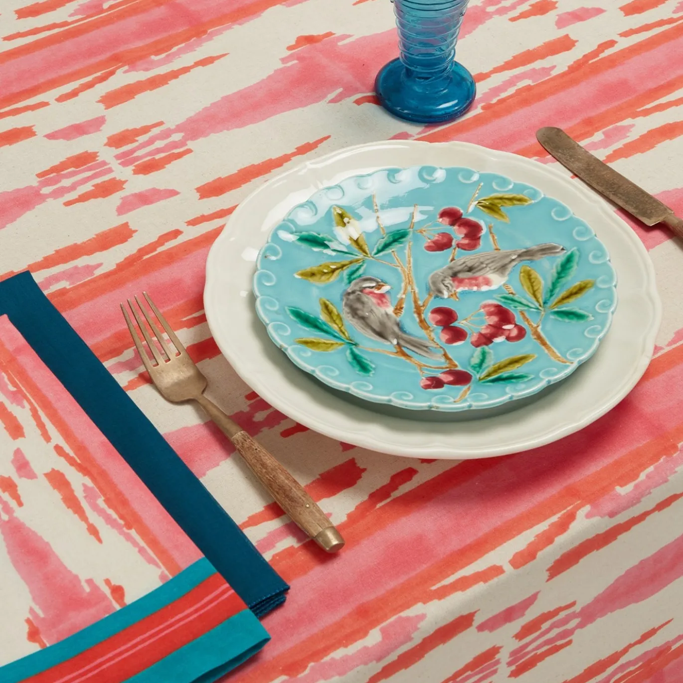Tovaglia rettangolare rosa di Flame Design