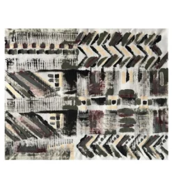 Tovaglietta astratta dipinta a mano Autumn Shades No. 5