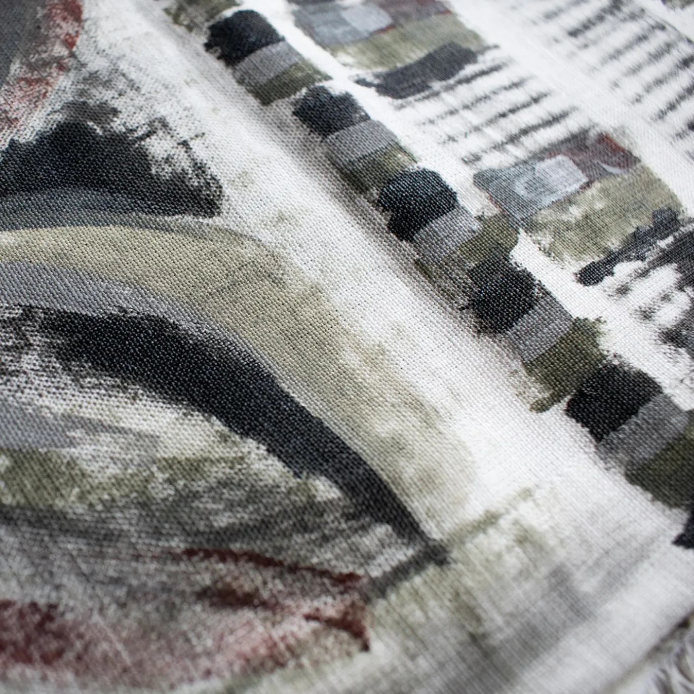 Tovaglietta Astratta Dipinta a Mano Autumn Shades N. 4