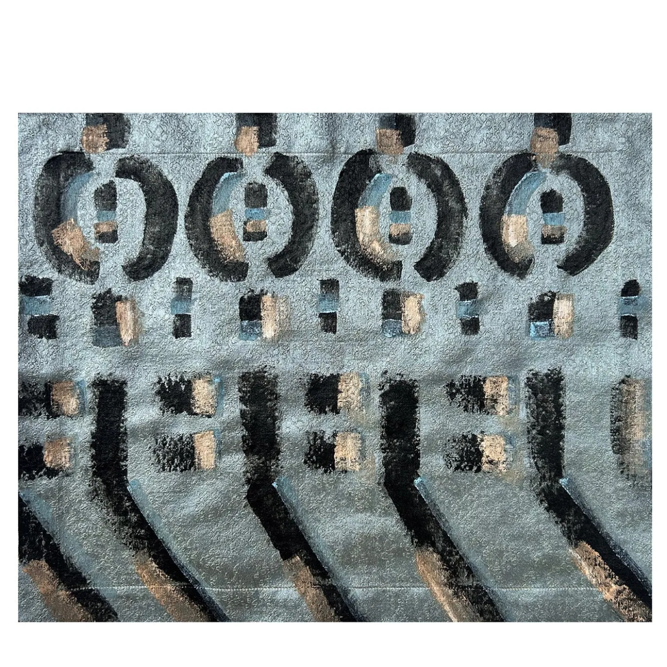 Tovaglietta astratta dipinta a mano della Collezione Canvas No. 5