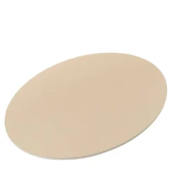 Tovaglietta ovale Mondrian Capuccino Beige e Luna White
