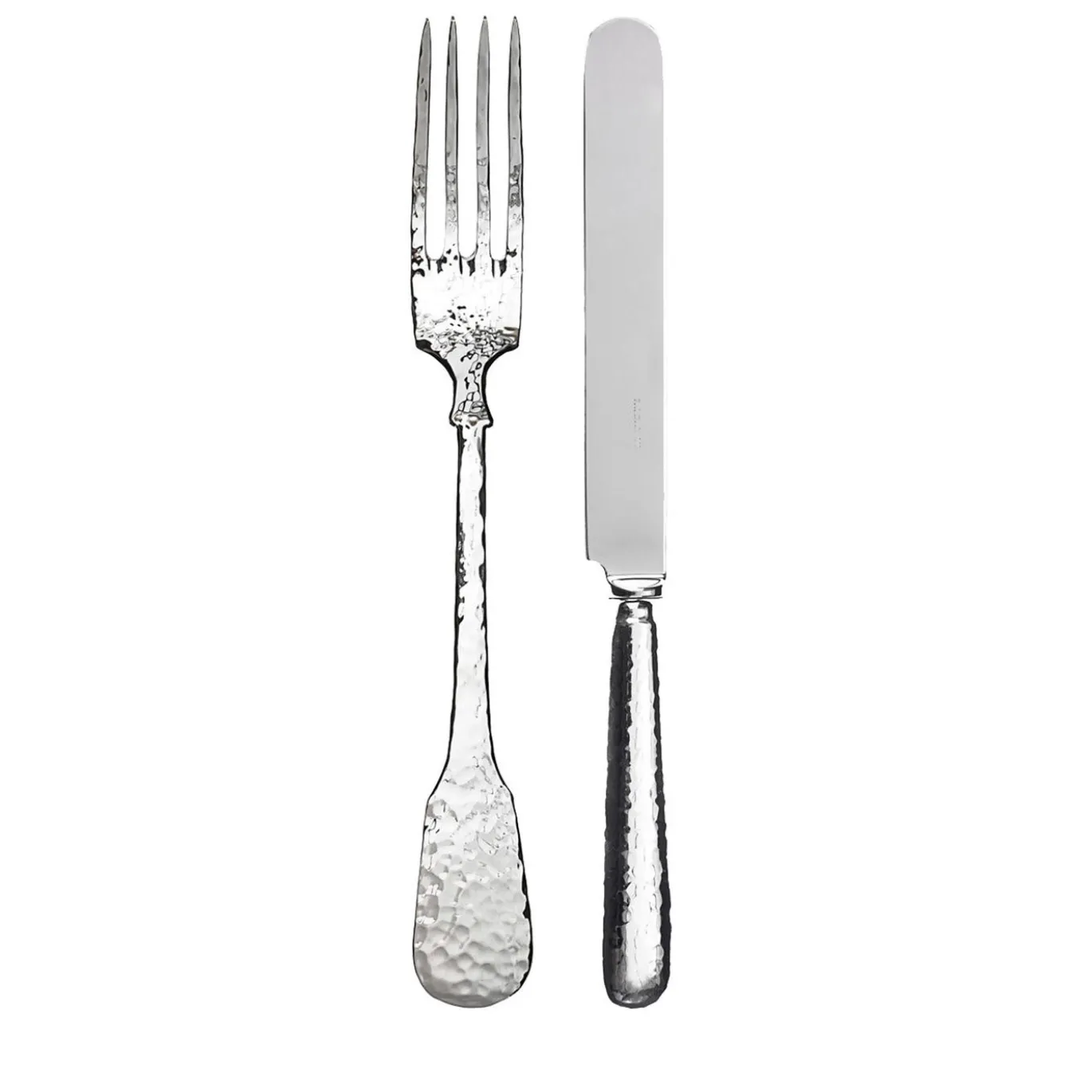 Troiana Set forchetta e coltello in argento sterling per due persone