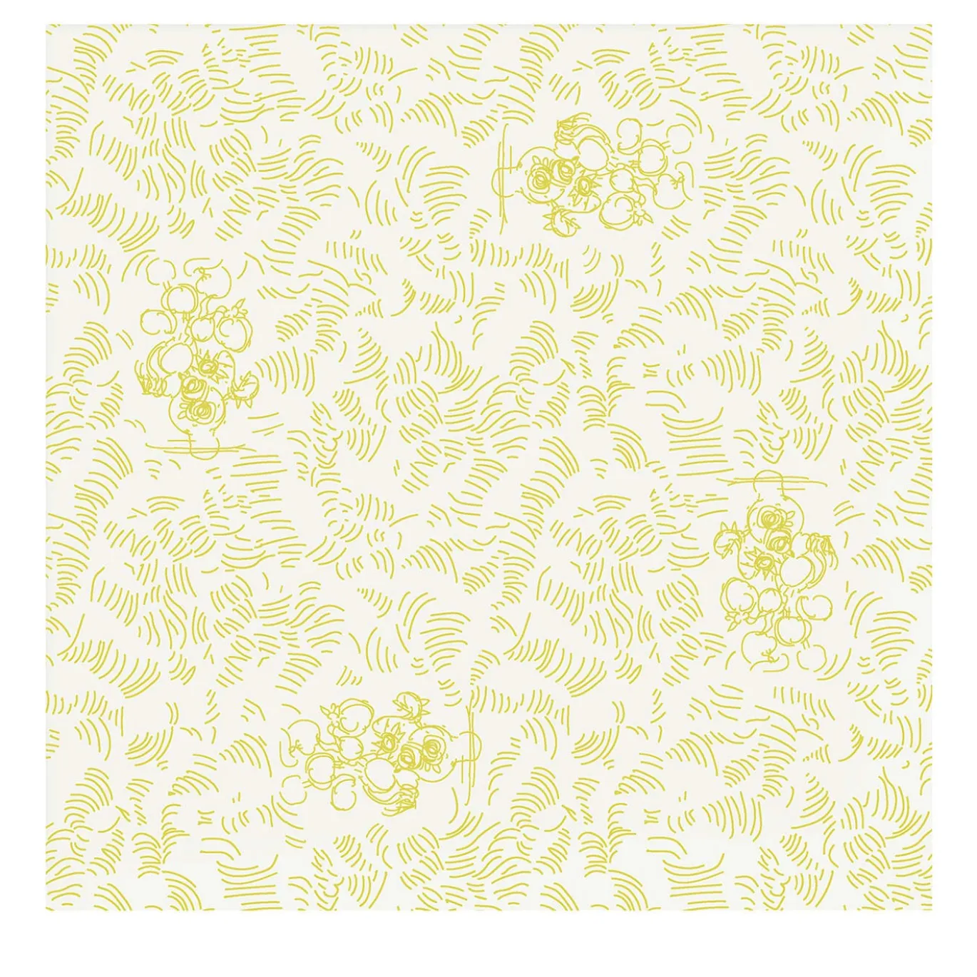 Van Gogh "Girasoli" Piastrella gialla minimalista
